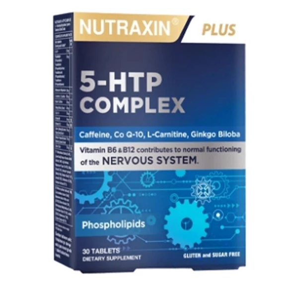 Nutraxin 5-HTP Complex Takviye Edici Gıda 30 Table ürün görseli 1