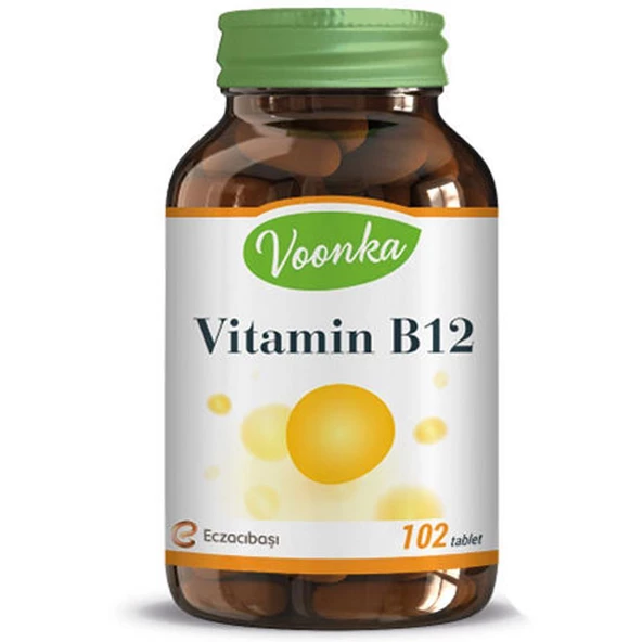 Voonka Vitamin B12 İçeren Takviye Edici Gıda 102 Tablet ürün görseli 1