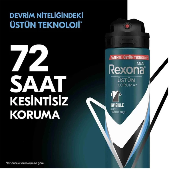 Rexona Invisible Ice Fresh Erkek Deodorant 150ml - Resim 2