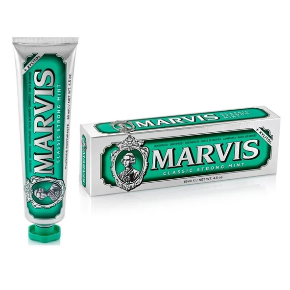 Marvis Classic Strong Mint Diş Macunu + Xylitol 85 ml ürün görseli 1