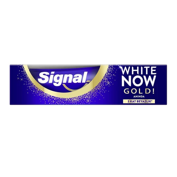 Signal White Now Gold Diş Macunu 75 ml ürün görseli 1