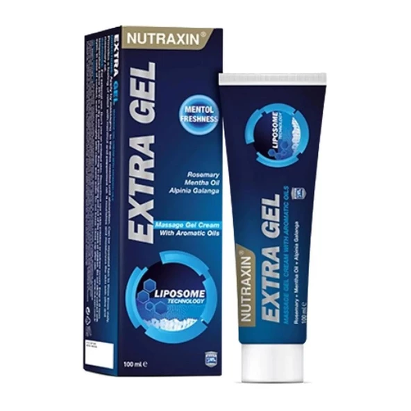 Nutraxin Extra Gel Aromatik Yağlar İçeren Masaj Jel Krem 100ml ürün görseli 1