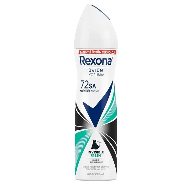 Rexona Invisible Fresh Antiperspirant Kadın Sprey Deodorant 150ml ürün görseli 1