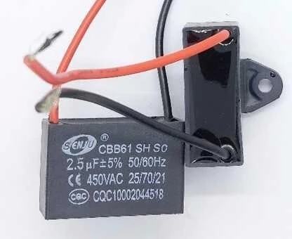 SENJU 450 VAC 2.5uF 50/60Hz Vantilatör Motor Kalkış Kondansatörü ürün görseli 1