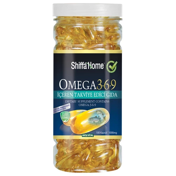 Shiffa Home Omega 3-6-9 Soft Jel 100 Kapsül 129gr ürün görseli 1