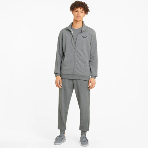 Puma ESS Track Jacket Erkek Eşofman Üstü 58669603 - Resim 3