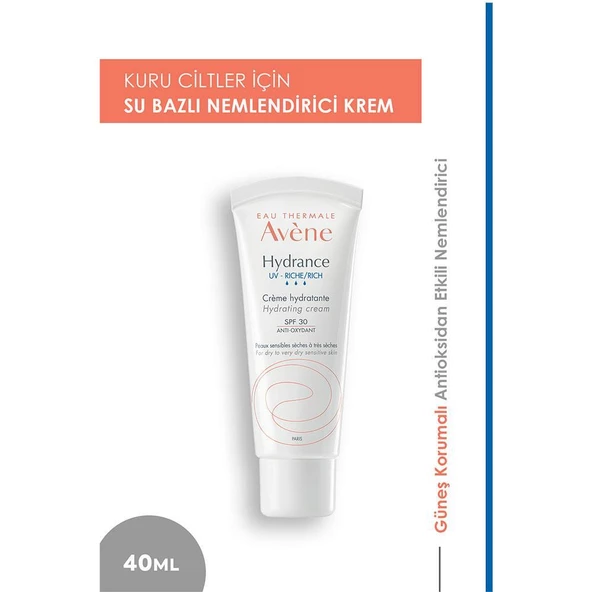Avene Hydrance UV Riche SPF30 Nemlendirici Krem 40ml ürün görseli 1
