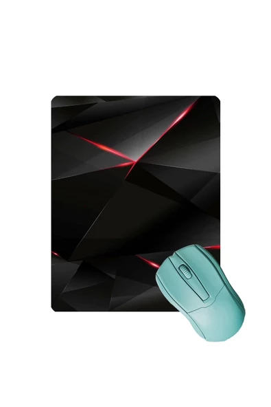 SonicTouch Siyah Kaydırmaz Gaming Oyuncu Masaüstü Dikişsiz Mouse Pad 17x21cm ürün görseli 1