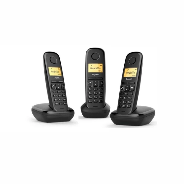 Gigaset A270 (1 Harici 3 Dahili) Dect Telsiz Kablosuz Telefon Santrali ürün görseli 1