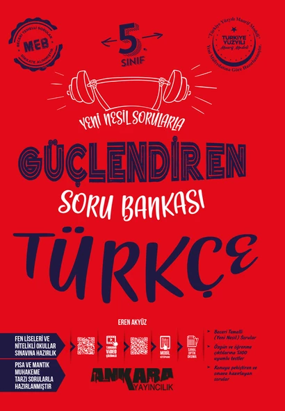 Ankara Yayınları 5.Sınıf Güçlendiren Türkçe Soru Bankası 2025 ürün görseli 1