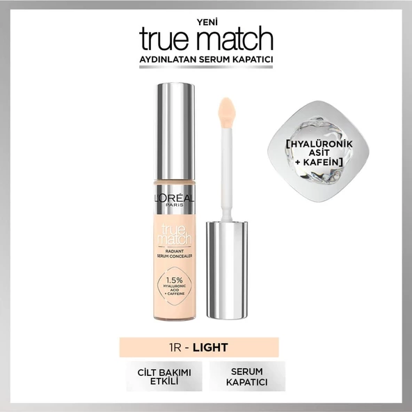 L'Oréal Paris True Match Aydınlatan Serum Kapatıcı - 1R ürün görseli 1