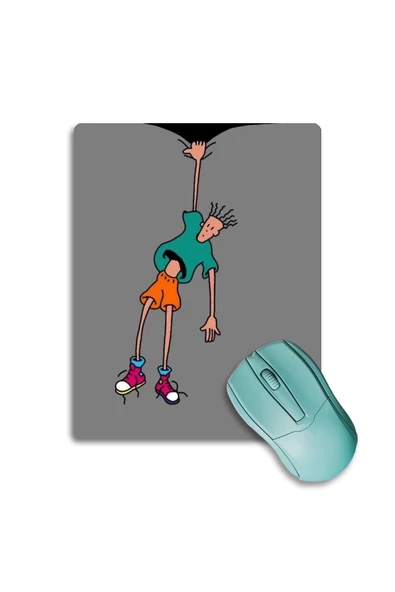 SonicTouch Fido Dido Temalı Gri Kaydırmaz Gaming Oyuncu Dikişsiz Mouse Pad17x21cm ürün görseli 1