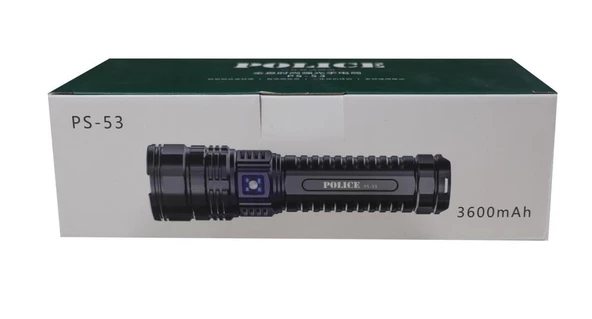 Police PS-53 Zoom, Powerbank Özellikli Şarjlı El Feneri ürün görseli 1
