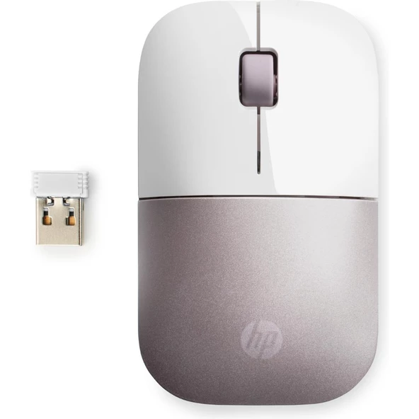 HP Z3700 4VY82AA Slim Beyaz-Pembe Wireless Optik Mouse 2.4Ghz 1200Dpı ürün görseli 1