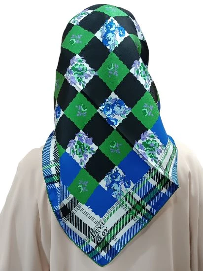 LEVİDOR İ-3956 TWİLL İPEK EŞARP - Resim 3