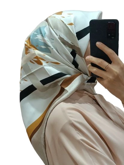 LEVİDOR İ-0567 TWİLL İPEK EŞARP - Resim 8