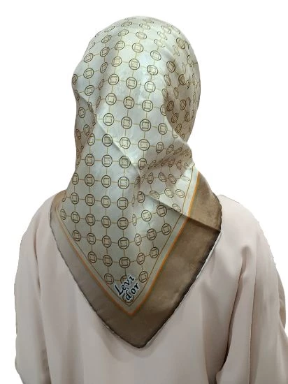 LEVİDOR İ-3859 TWİLL İPEK EŞARP - Resim 9
