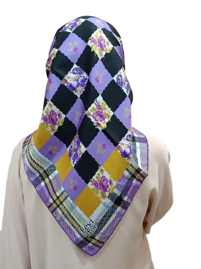 LEVİDOR İ-3956 TWİLL İPEK EŞARP - Resim 9