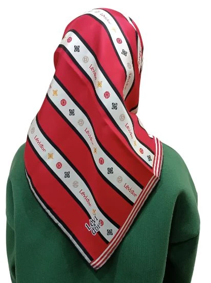 LEVİDOR İ- 3268 TWİLL İPEK EŞARP - Resim 6