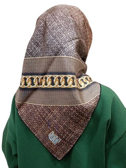LEVİDOR İ-1578 TWİLL İPEK EŞARP - Resim 12