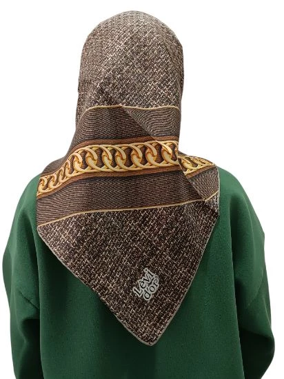 LEVİDOR İ-1578 TWİLL İPEK EŞARP - Resim 9
