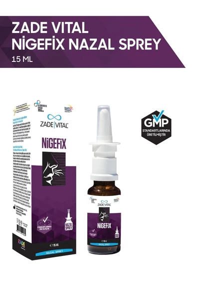 Zade Vital Nigefix Nazal Sprey 15 Ml - Resim 3