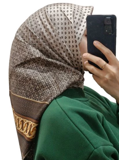 LEVİDOR İ-1578 TWİLL İPEK EŞARP - Resim 11
