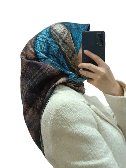LEVİDOR İ-3811 TWİLL İPEK EŞARP - Resim 11
