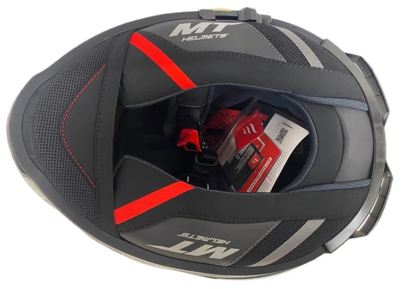 Mt Thunder 4 SV R25 C2 Şeffaf Vizör Kask Mat Gri - Resim 7