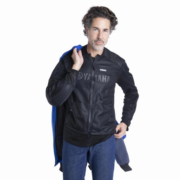 Yamaha Paddock Blue Softshell Erkek Sürüş Ceketi - Resim 3