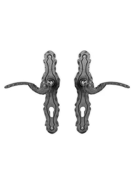 DEKORATİF FERFORJE METAL/DEMİR KAPI KOLU ürün görseli 1