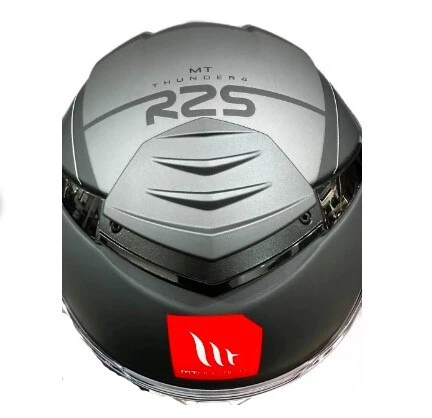 Mt Thunder 4 SV R25 C2 Şeffaf Vizör Kask Mat Gri - Resim 3