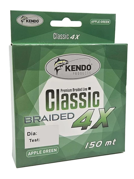 Kendo Classic 4X 150m Apple Green Örgü İp Misina ürün görseli 1