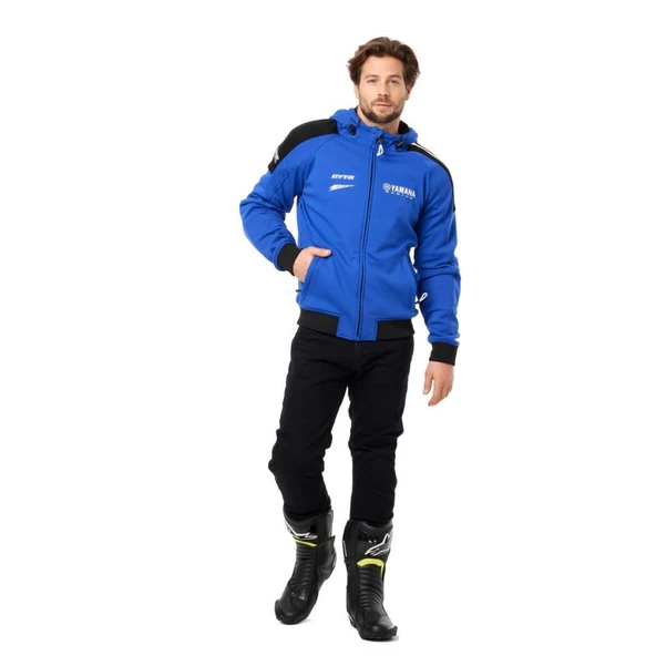 Yamaha Paddock Blue Erkek Kapüşonlu Sürüş Svetşörtü - Resim 4