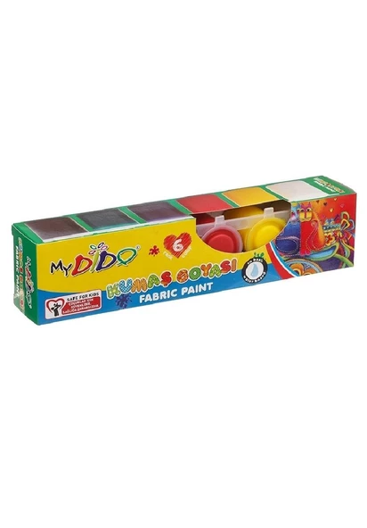 MYDİDO KUMAŞ BOYASI 6X22ML MY99 ürün görseli 1