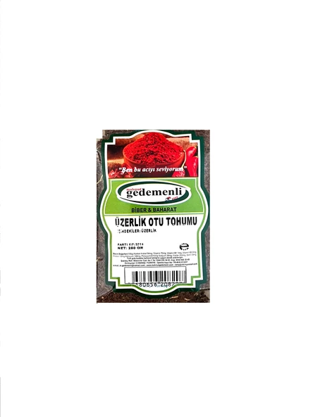 ÜZERLİK OTU TOHUMU 250 GR ürün görseli 1