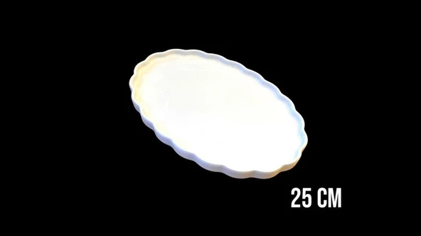 ROY KİNG TWIST PORSELEN KAYIK TABAK 25 CM CM 1 ADET ürün görseli 1