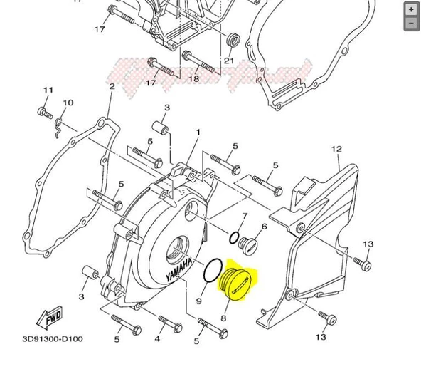 Yamaha Ybr 125 Tapa ürün görseli 1