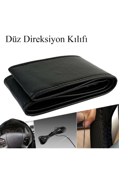 1araba1ev 1araba1ev Mini Cooper Siyah Dikmeli Direksiyon Kılıfı ürün görseli 1