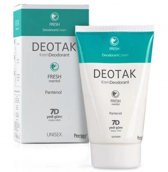 Deotak Deodorant Cream Fresh 35ml | Mentol İçerikli ürün görseli 1