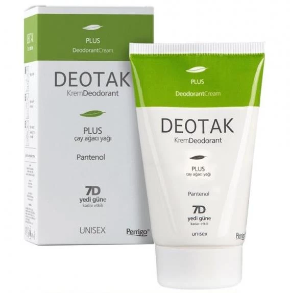 Deotak Deodorant Cream Plus 35ml | Çay Ağacı Yağı İçeren ürün görseli 1