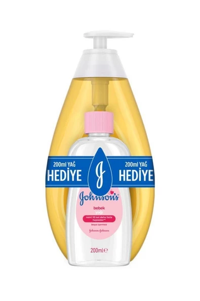 Johnsons Baby Şampuan 750 ml + Bebek Yağı 200 ml ürün görseli 1