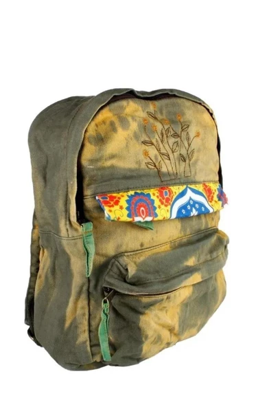 Old Cotton Cargo 5098 Kc Lester Bag Unisex Sırt Çantası Haki ürün görseli 1