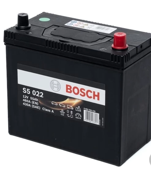 BOSCH 12V 55 AH DAR TİP AKÜ ürün görseli 1