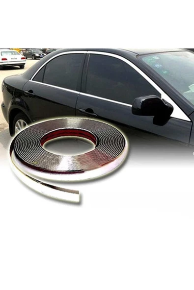 KARA AUTO Toyota Avensis 5 Metr Düz 18mm Krom Nikelaj Şerit ürün görseli 1