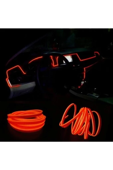 Tiger Marketing Araç Içi Torpido LED 5 Metre Kırmızı Işıklı Neon Ip (Yeni Nesil Göz Yormaz) ürün görseli 1