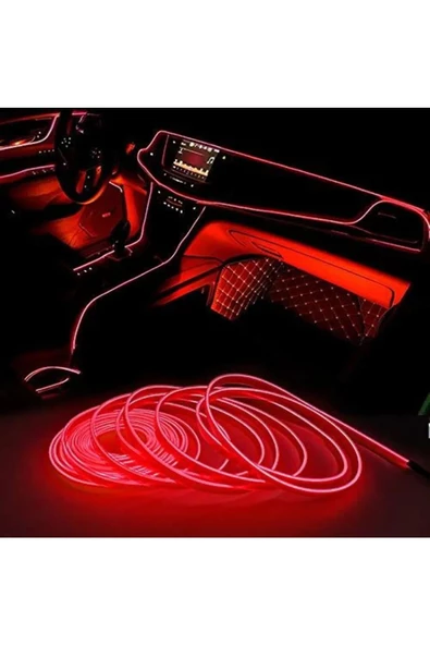 Tiger Marketing Araç Içi Kırmızı Torpido Ledi - Ip Neon Led - 5 Metre OTELFNEONKIRMIZI ürün görseli 1