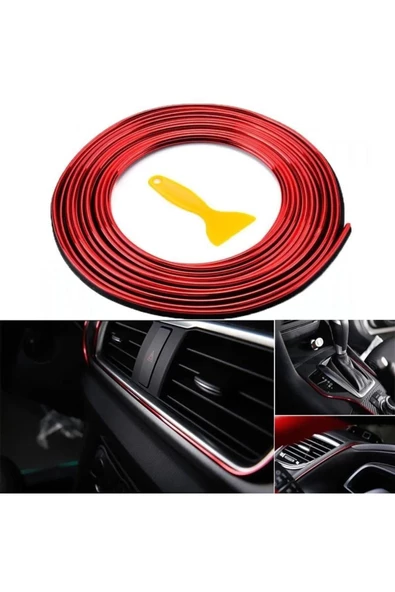 Tiger Marketing Yeni Nesil 3 Metre Trim Fitili Torpido Çıtası (KIRMIZI RENK) ürün görseli 1