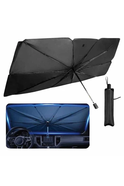 Autokit KATLANABİLİR ŞEMSİYE TİP ÖN CAM GÜNEŞLİĞİ ürün görseli 1