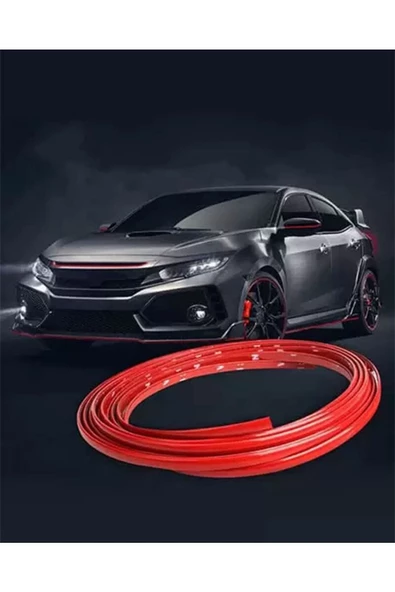 otohoop 3d Kırmızı Dekoratif Nikelaj Şerit Çıta 9 Mm X 5 Metre ürün görseli 1